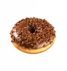 Donut με Σοκολάτα Γάλακτος &#038; Crumbles
