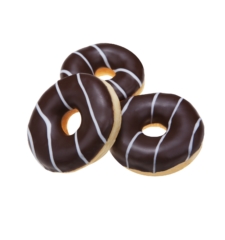 Mini Choco Dooti Donut with Stripes