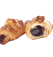 Mini Vegan Myrtille Croissant