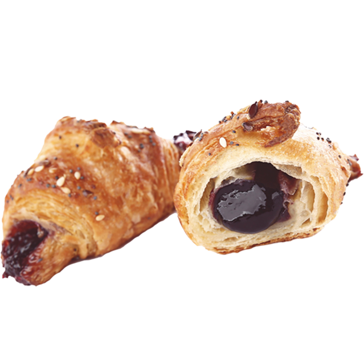 Mini Vegan Myrtille Croissant